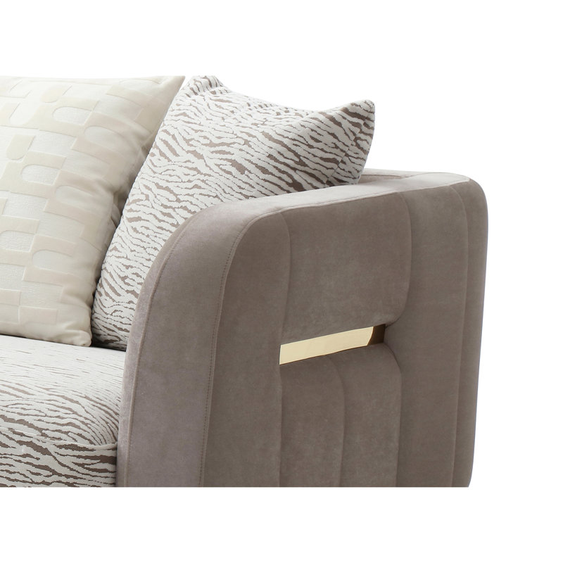 Causeuse Lexington G00280A-L, brun / beige clair