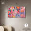 Art mural floral kaléidoscope de couleurs sur toile par Art Remedy-113282946-113282968