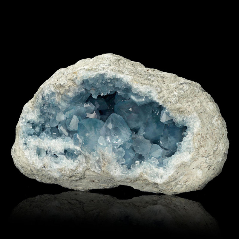 Celestite Geode From Madagascar // 14 Lb.