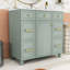 Ensemble de meuble-lavabo simple autoportant avec lavabo en résine Patnaude Modern-2044026634