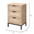 Mary 3 - Drawer in Brown/Black