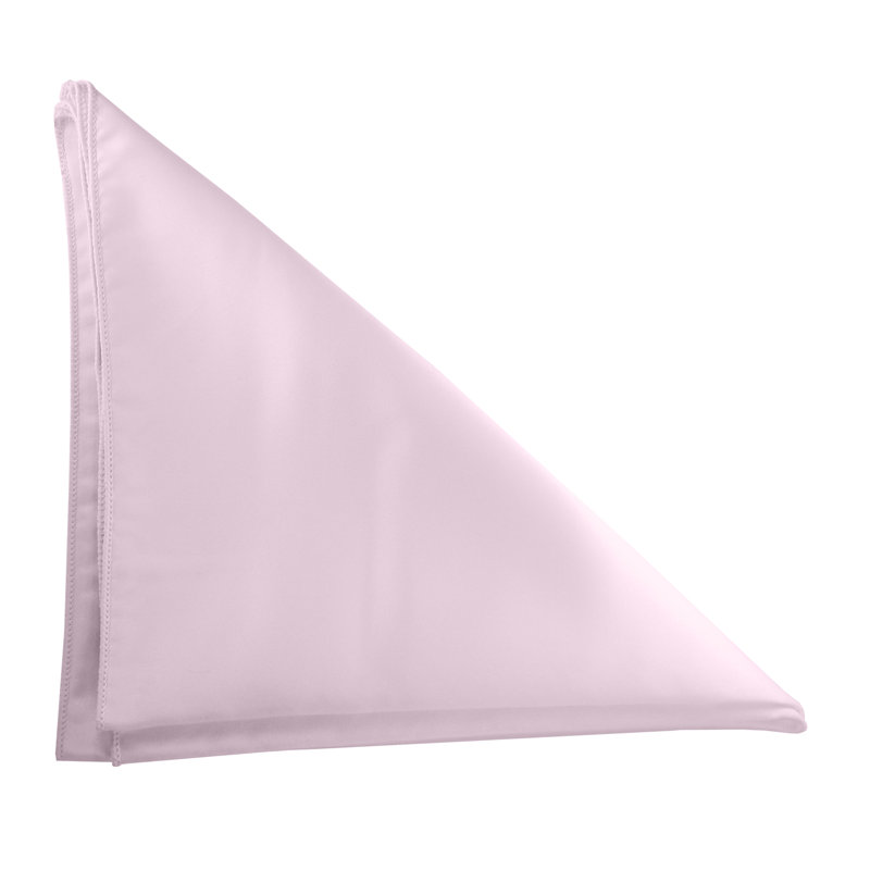 Polyester Square Napkin, Ice Pink