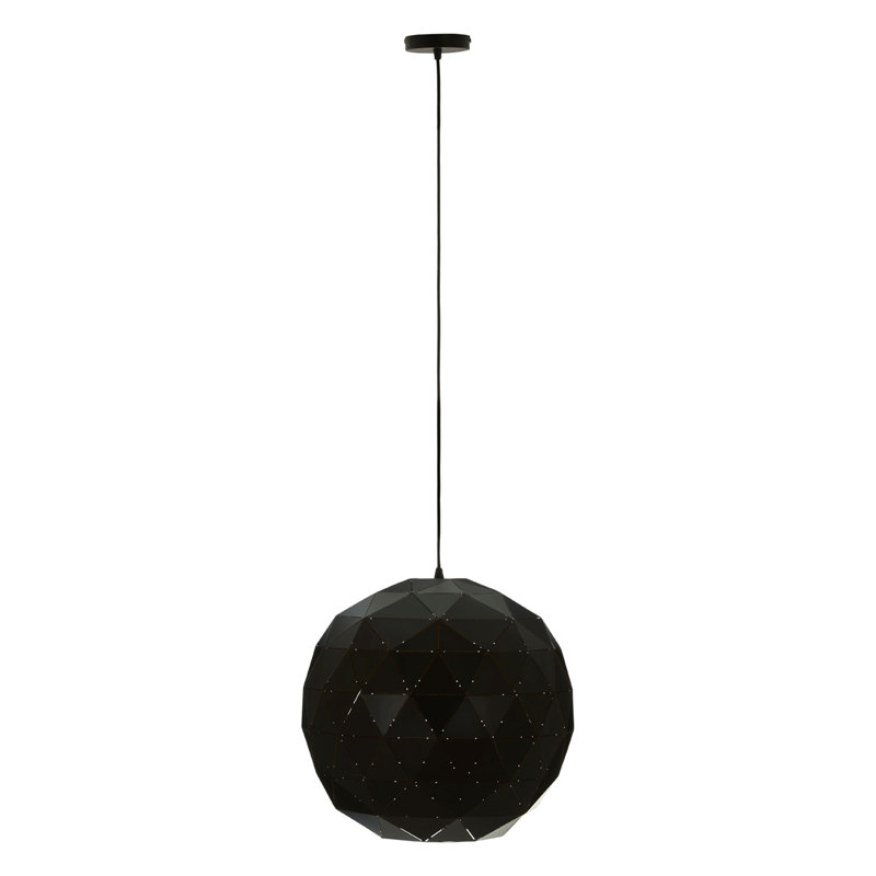Cosima 3 - Light Geometric Pendant, Black/Gold, Black