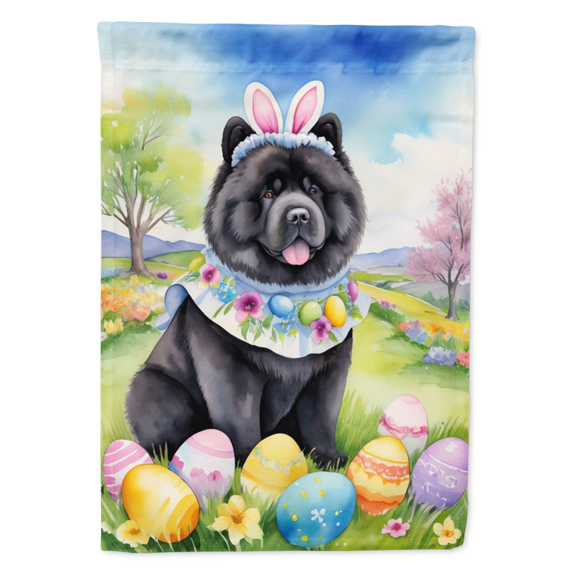 Easter Egg Hunt Double Sided 40'' H x 28'' W Polyester Easter House Flag