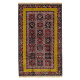 Hand Woven Cotton and Wool Oriental Area Rug