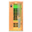 Porte de sauna basse infrarouge lointaine