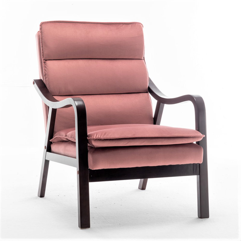 Velvet Armchair, Rose Velvet