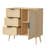 Versatile Rattan Wood Cabinet for Efficient Organization in Every Room