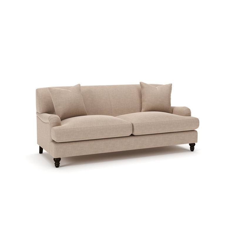 Walters Tight Back Sofa, Conversation Linen Basketweave