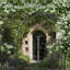 Tonnelle de jardin à treillis en fer