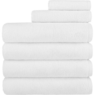 Ensemble de serviettes 6 pièces 100% coton turc doux et très absorbant Hotel Collection (Ensemble de 6)