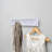 Adonis Wall Mounted Coat Rack with Hanger Hooks and Display Shelf