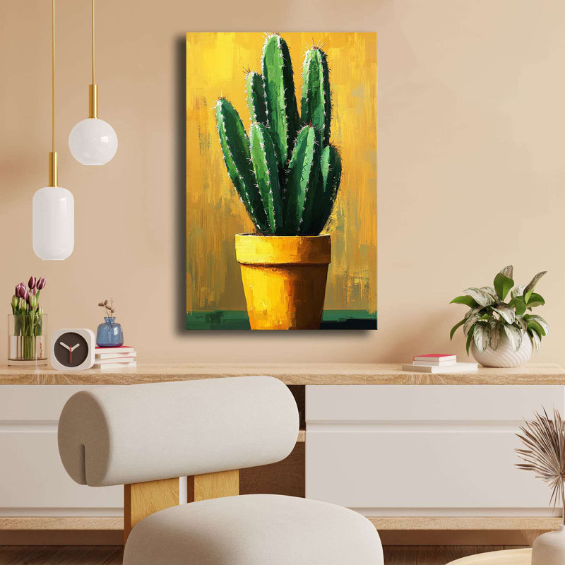 Peinture décorative sur toile, H 27,56 po x l 17,72 po