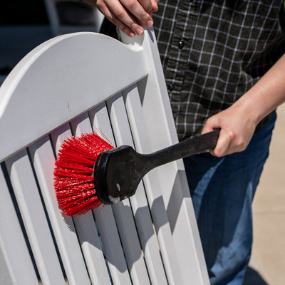 Harper Everyday 20 in. Long Handle Synthetic Utility Scrub Brush
