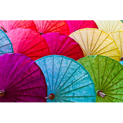 «Lodena Umbrellas In Tanger» sur toile par Konmesa, photographie
