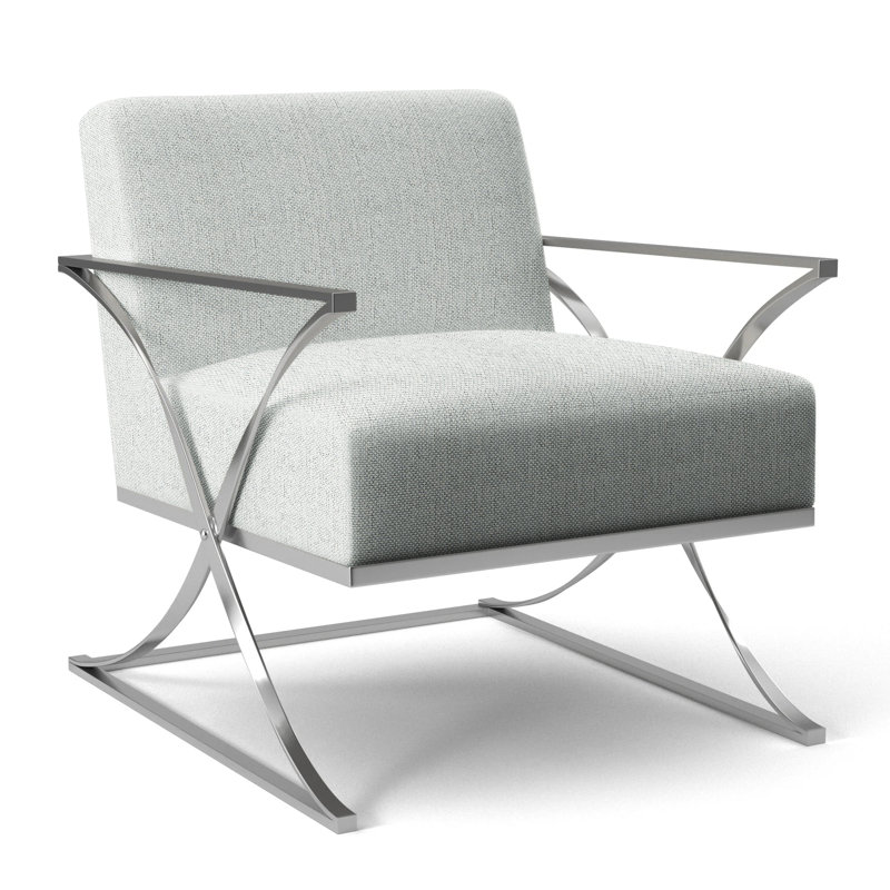 Exuma Outdoor Lounge Chair, Light Grey Linen 6032-010