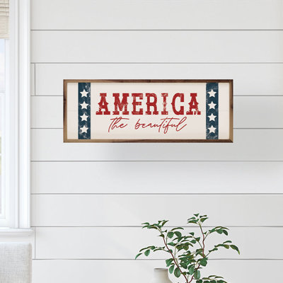America The Beautiful Stars White