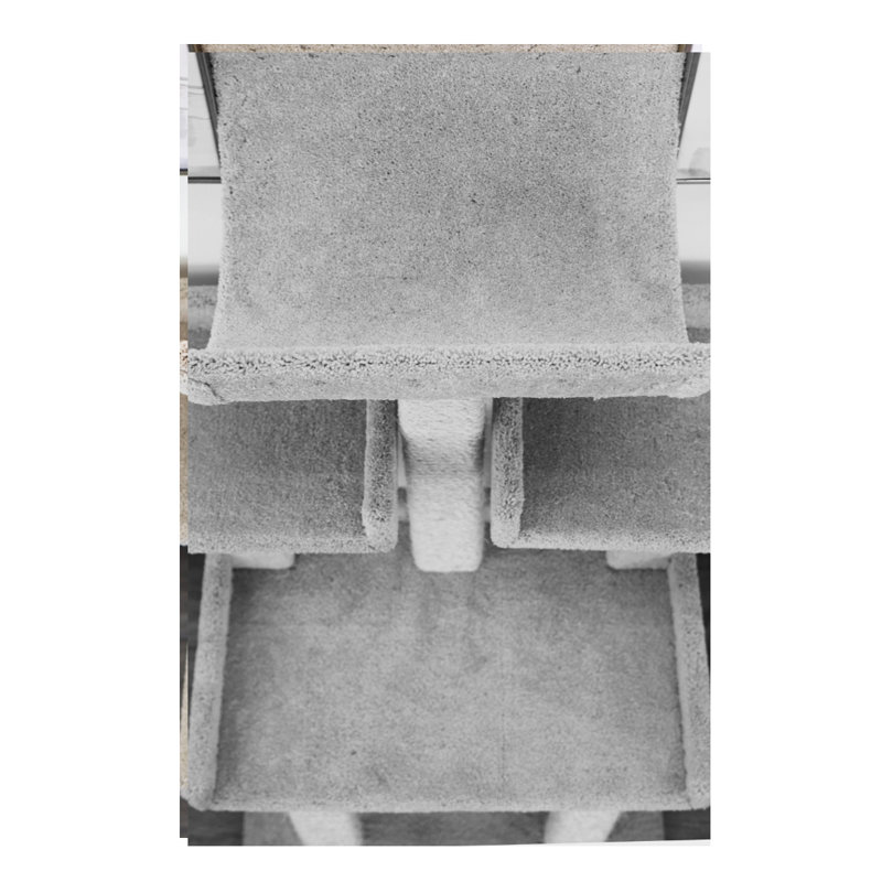 55'' H Cat Tree, Grey