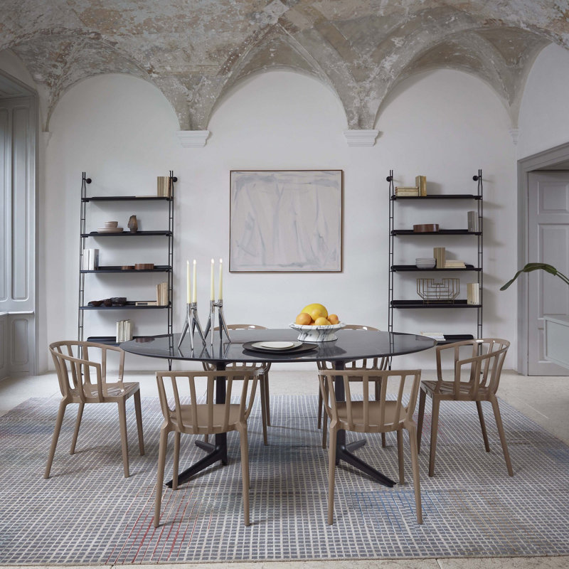 Venice Outdoor Dining Armchair, Taupe