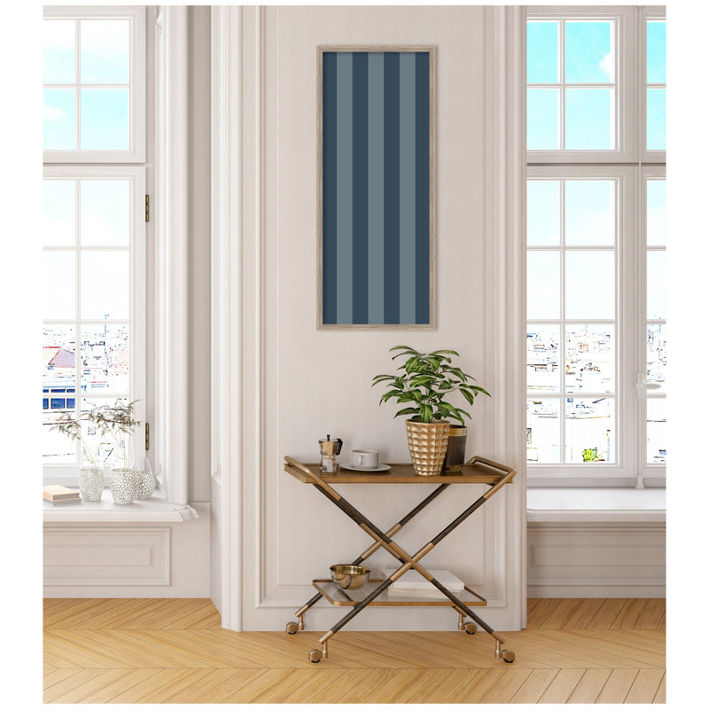 Tableau d'affichage en lin encadré en tissu, H 41 po x l 17 po x P 1,75 po, Hardwood Wedge White Wash