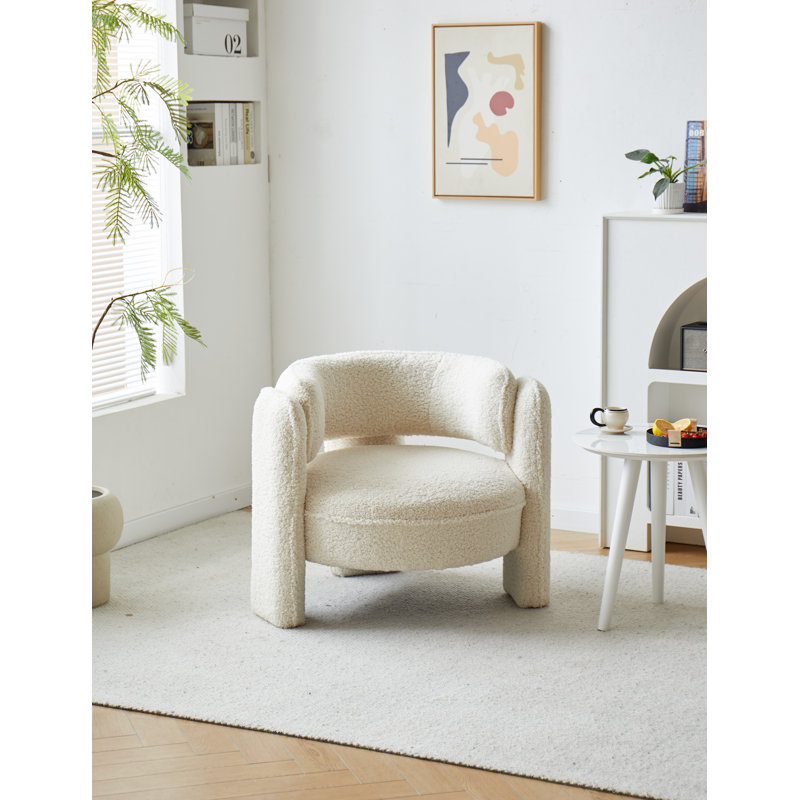 Chaise Neshay, Tissu blanc