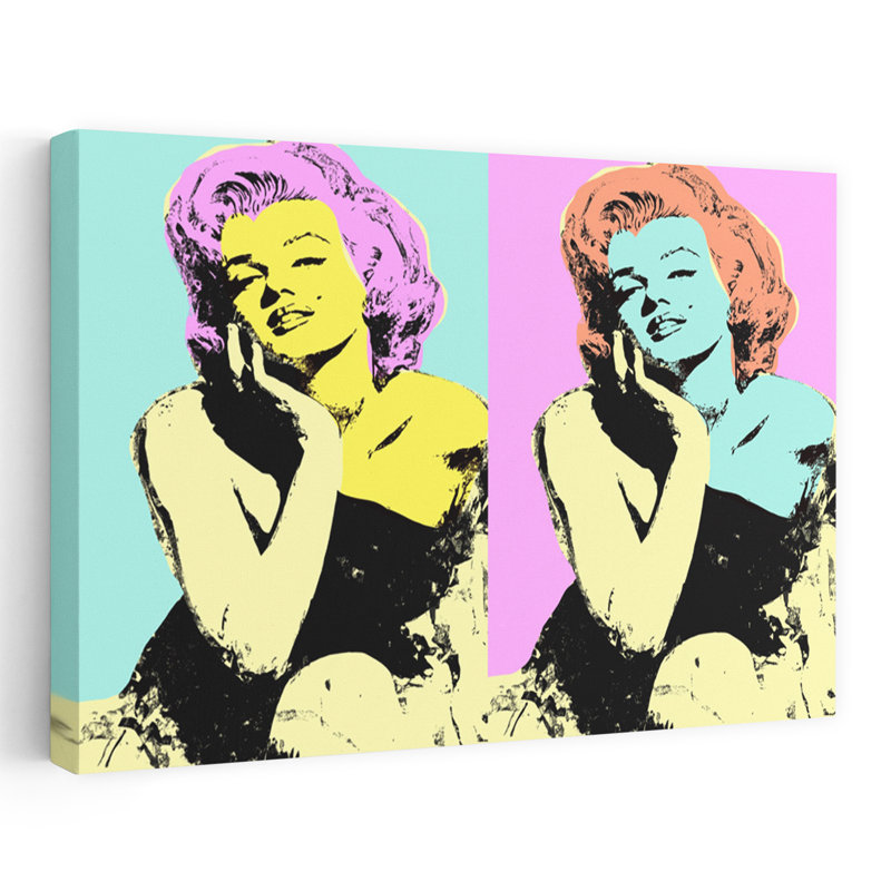 Illustration colorée de Pop Art, 32" H x 48" W