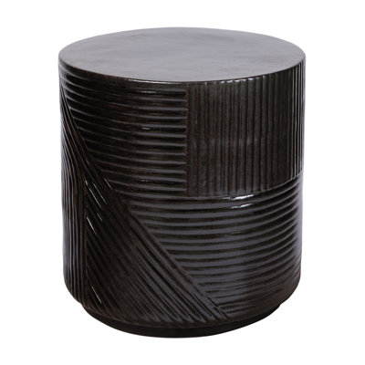 Serenity Ceramic Accent Stool