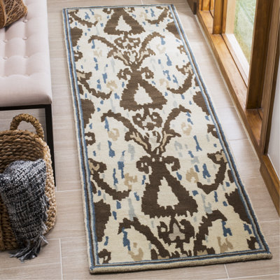 Martha Stewart Hand Tufted Wool Ikat Rug