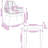 Patio Dining Set With Cushions Poly Rattan Glass-558995157-558995166-558995165