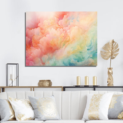 Dreamy Rainbow Reverie Clouds - Rainbow Wall Art