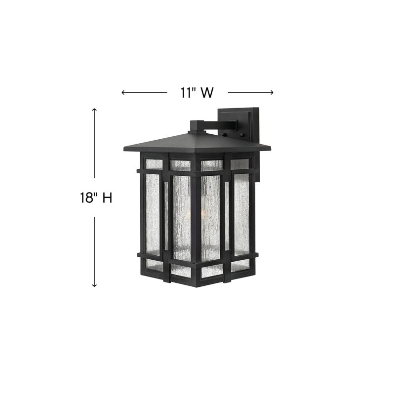 Tucker Outdoor Wall Lantern, 18" H x 11" W, Incandescent