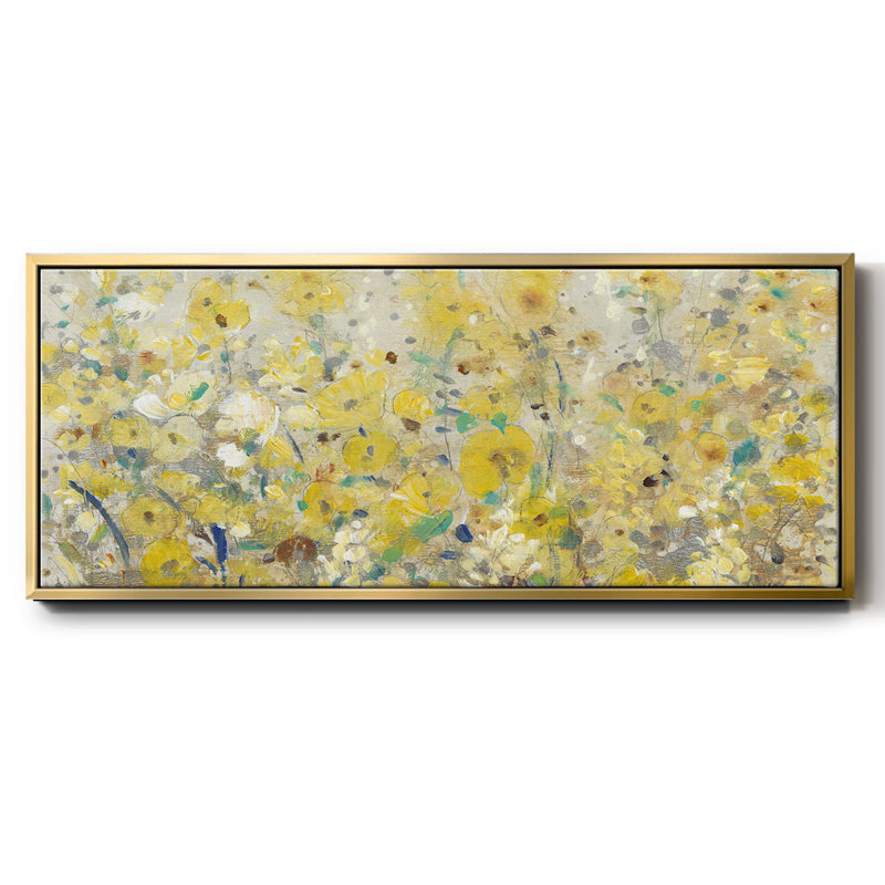 «Cheerful Garden I», toile encadrée, H 20 po x l 50 po
