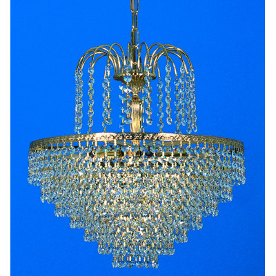 Swiss 5 - Light Crystal Chandelier