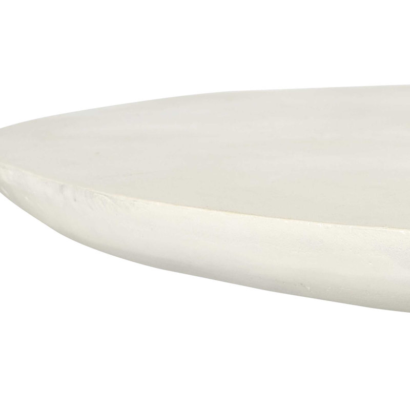  Madrone Warm White Outdoor Dining Table, White