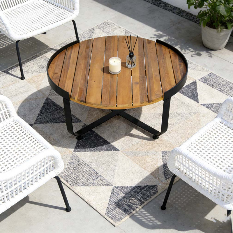 Table basse, Teck