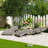 All-Weather Wicker Patio Chaise Lounge Set with Pull-Out Side Table and Adjustable Backrest-1140132641