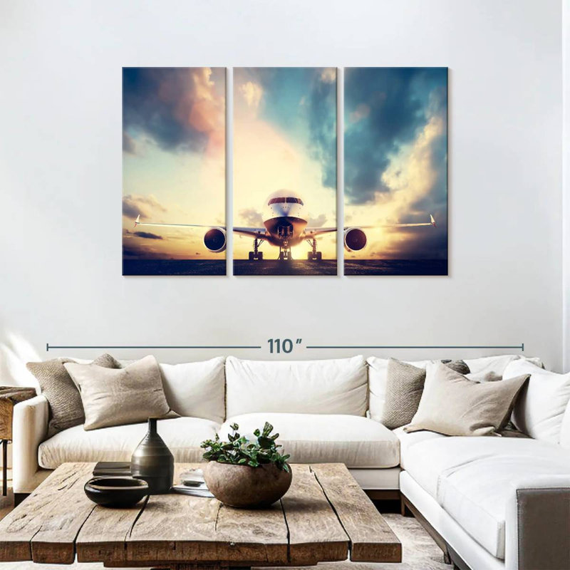 Mehar Grounded Jet, 48" H x 74" W