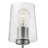 4-Light Single Tier Chandelier with Clear Tapered Glass Shades-69559486