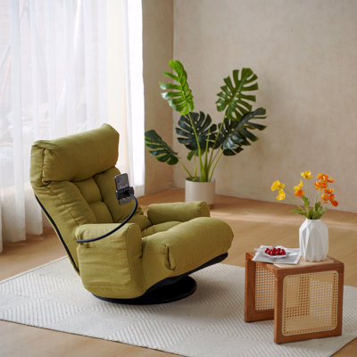 Avec fonction inclinable avec tête et taille réglables, fauteuil de jeu, méridienne dans le salon, fauteuil pivotant à 360 degrés, fauteuil de loisir à siège rotatif