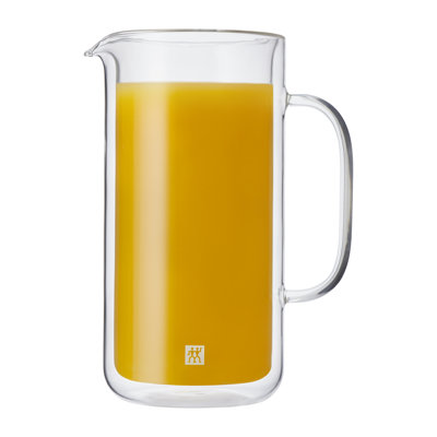 Carafe à double paroi en verre borosilicaté Sorrento Plus 800 ml