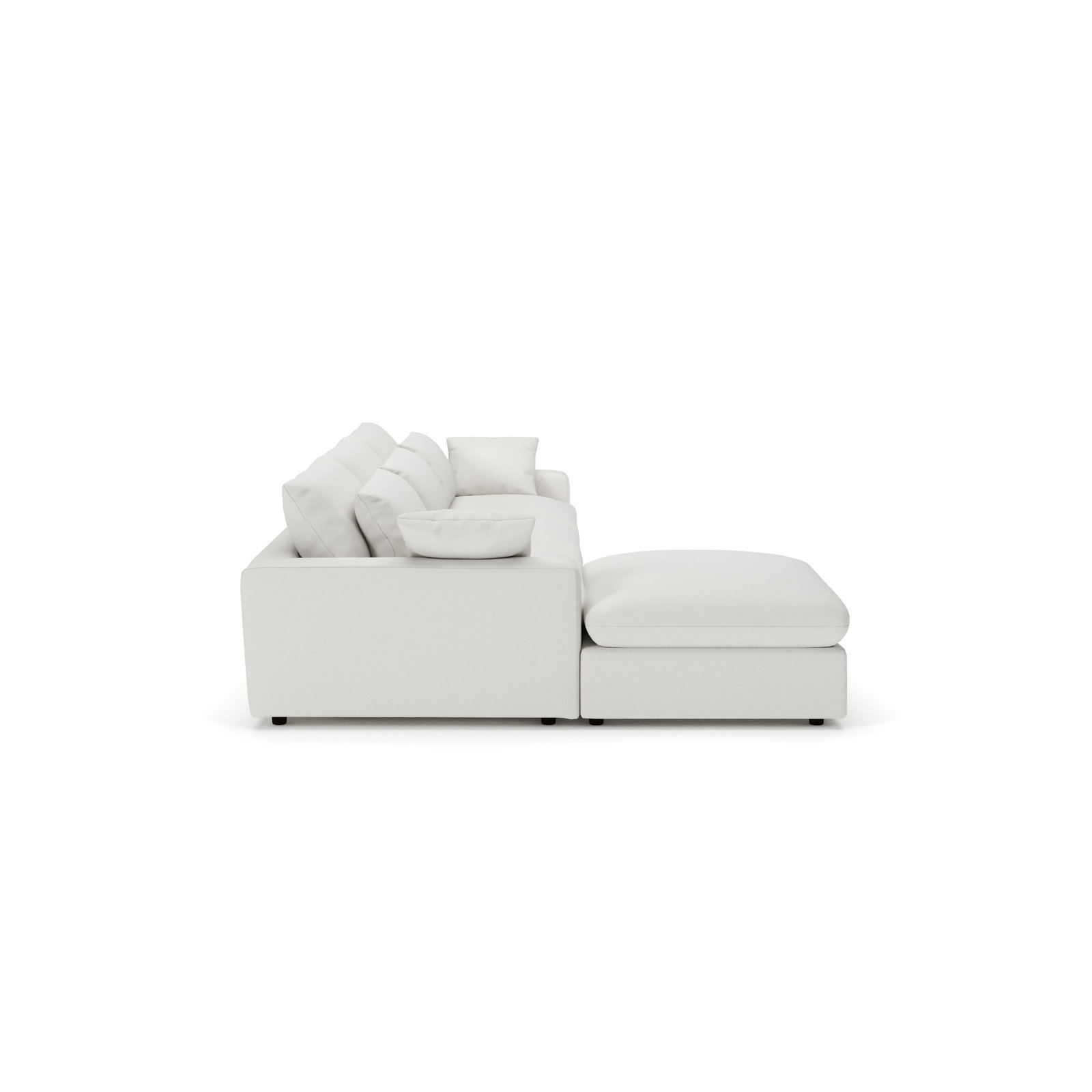 Remy Sectional, Macarena Beige Basketweave