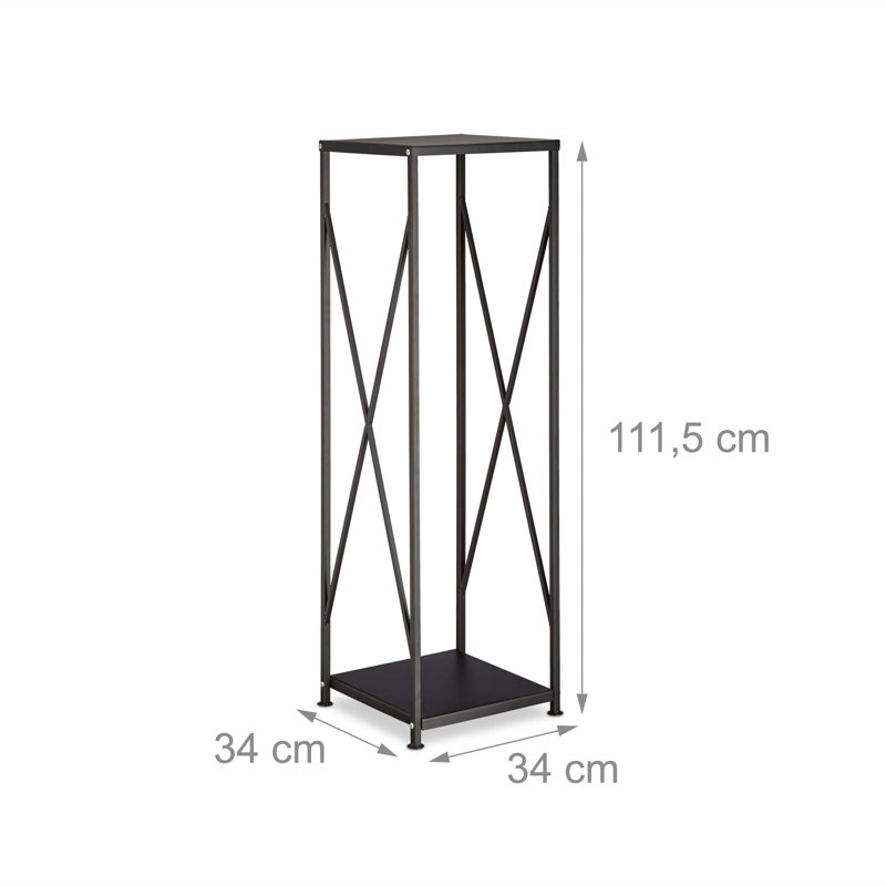 34cm W Metal Log Rack
