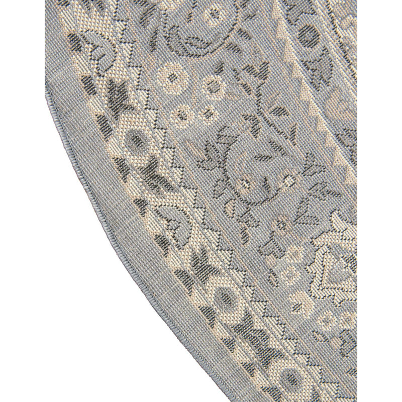 Balthrop Floral Indoor Rug, Round 7'10"