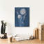 «Airy Blooms 1 Dark Blue» par Danhui Nai, art mural sur toile-657958512