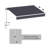 BESUNYST 63.6'' Fabric Cover Retractable Patio Awning-63927404-97881881