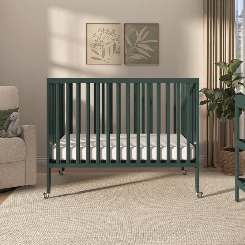 Lit de bébé portatif convertible 2-en-1, Olive