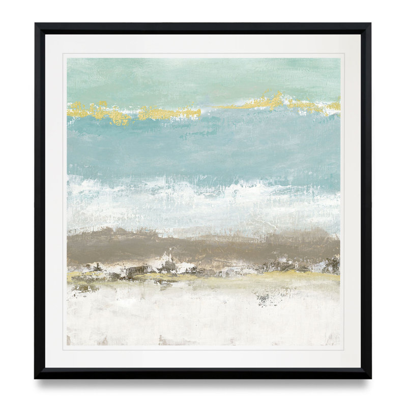 Peaceful Reverie - reproduction d'art, H 17,5 po x l 17,5 po x P 1,5 po, Cadre plastique noir