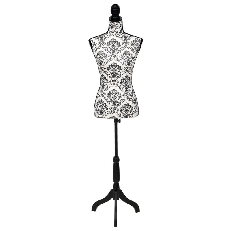 Mannequin décoratif de couturière, Noir / blanc