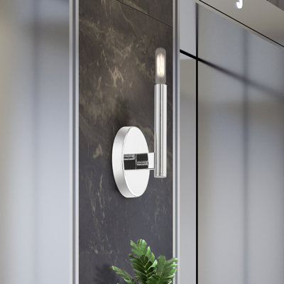 Marimar Steel Candle Wall Light