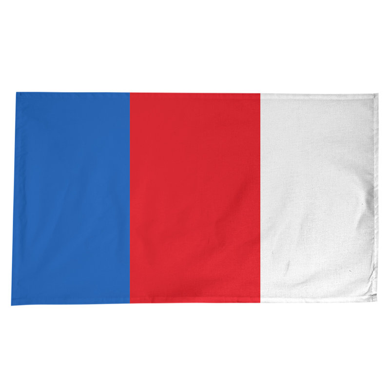 Mélange de coton rayé Nappe, Kansas, bleu / rouge / blanc